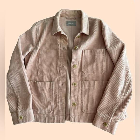 Everlane pink corduroy chore jacket. - Picture 3 of 3